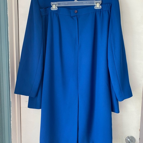 Chancelle Church Beaded Neckline 2 Piece Suit Size 18 - Picture 2 of 14